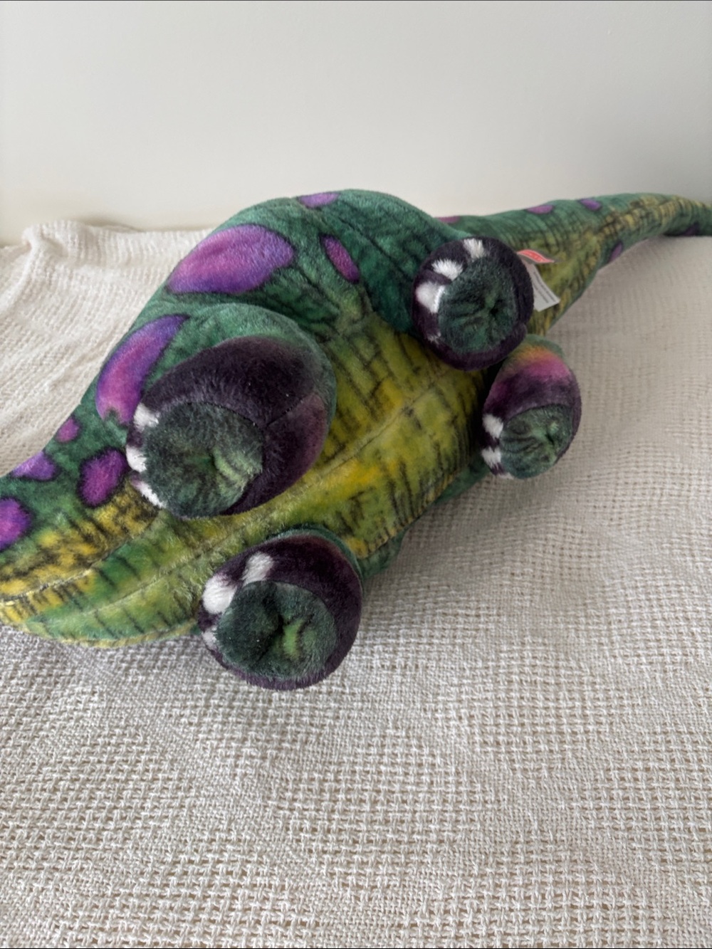 Melissa & Doug Posable Plush Dinosaur 16x48 inches nose to tail - Picture 8 of 16